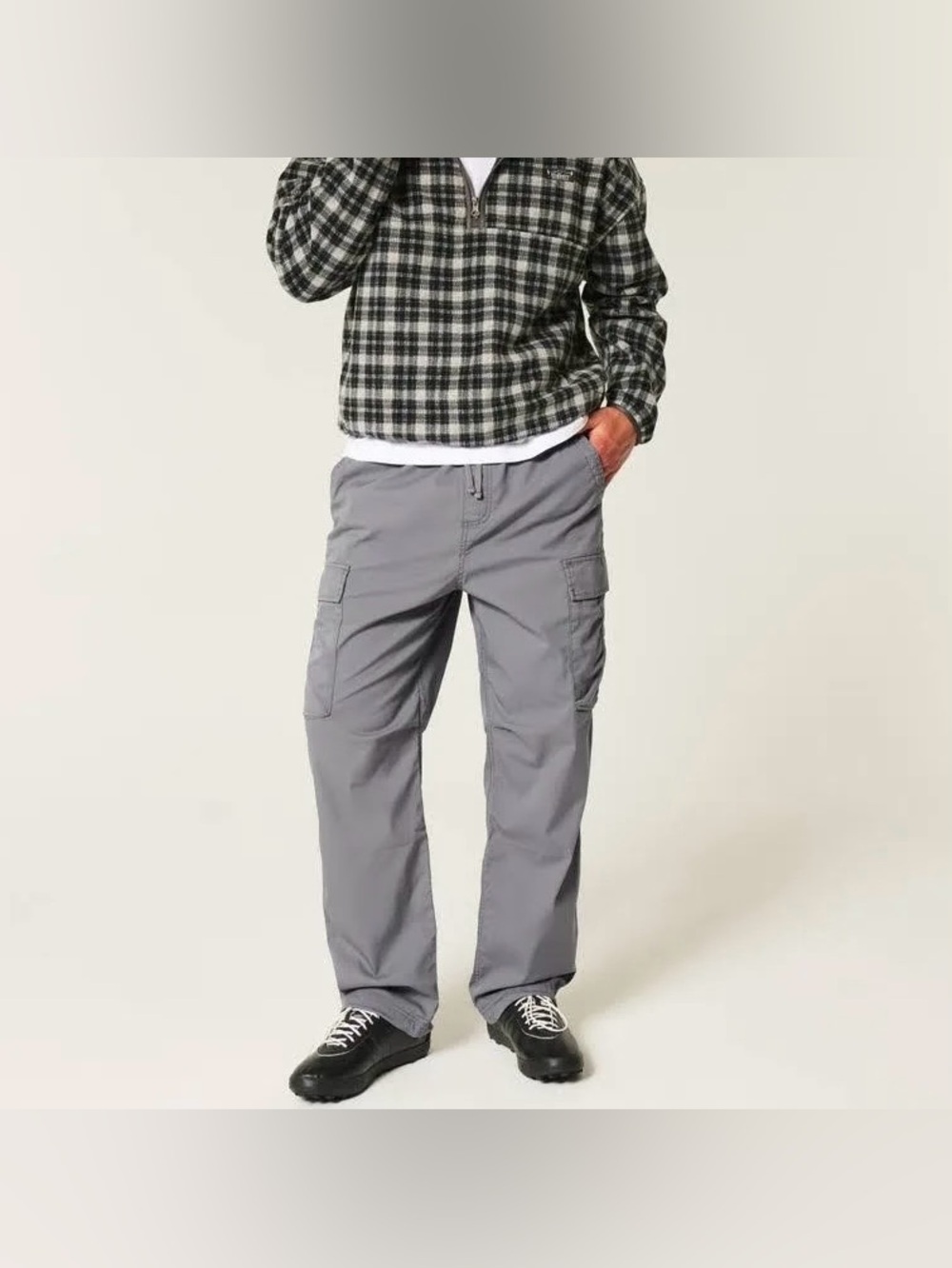 NWT Men’s Hollister Baggy Cargo Pull-On Pants